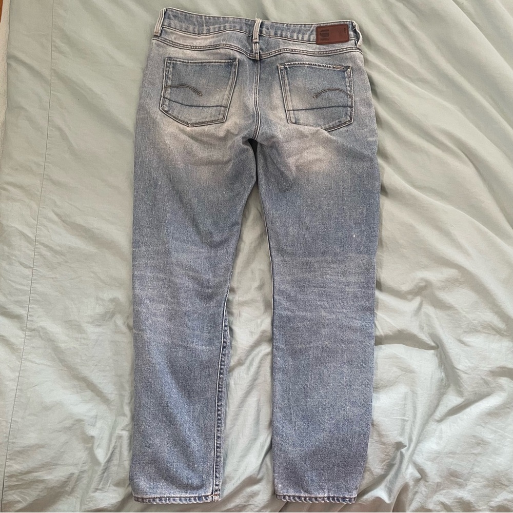 Low Rise Light Blue Jeans - Picture 2 of 8